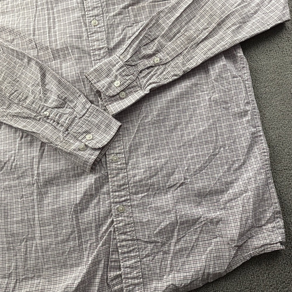 Uniqlo Shirt Large Check Button Up Long Sleeve Casual Preppy Men's - Picture 5 of 14